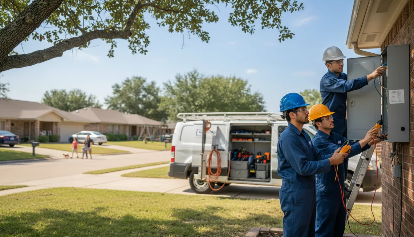 Certified electrician providing emergency electrical services in Benton City, MO